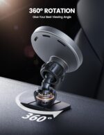 Lamicall 15W Wireless Car Mount Charger - [3-in-1 Upgraded Intelligent Chip] 360° Wireless Car Phone Holder Vent Dashboard Magnetic Car Charger for iPhone 16 Pro Max Silver - Image 7