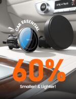 Lamicall 15W Wireless Car Mount Charger - [3-in-1 Upgraded Intelligent Chip] 360° Wireless Car Phone Holder Vent Dashboard Magnetic Car Charger for iPhone 16 Pro Max Silver - Image 10