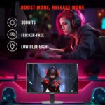 SANSUI 24 Inch Gaming Monitor 180Hz 1Ms FreeSync HDR 110% sRGB FHD 1080P Computer Monitor HDMI DP Ports Eye Care Frameless VESA Mount Cable Management(ES-G24F4L HDMI Cable Included) - Image 7