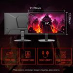 SANSUI 24 Inch Gaming Monitor 180Hz 1Ms FreeSync HDR 110% sRGB FHD 1080P Computer Monitor HDMI DP Ports Eye Care Frameless VESA Mount Cable Management(ES-G24F4L HDMI Cable Included) - Image 10