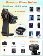 71" Tripod for iPhone, Phone Tripod Selfie Stick with Remote, Cell Phone Tripods & Tall Travel Tripods for Recording Video Selfies Photo, Compatible with iPhone 16 15 14 Pro Max 13 Android - Image 7