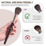 BS-MALL Makeup Brush Set Professional Makeup Brushes with PU Leather Bag Makeup Brush Case Perfect for Makeup Enthusiasts & Professionals - Image 6