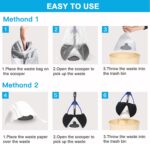 UPSKY Pooper Scooper for Large Small Dogs, Folding Dog Poop Scooper, Durable Spring and Premium Materials，Easy to Use for Grass, Dirt, Gravel Pick Up Shovel - Image 5
