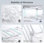 LARGER Compartment - Stackable Water Bottle Organizer Holder - for Stanley & Others' Large Tumbler - Clear Wine Rack, Cup Bottle Holder for Cabinet Home Countertop Fridge Pantry Shelf, 3 Tier Hold 9 - Image 8