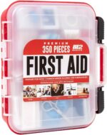 M2 BASICS Professional 350 Piece First Aid Kit | Business, Home, Car | Hard Case, Dual Layer, Wall Mountable | Emergency Kit, Emergency Medical Kit - Image 10