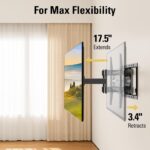 Mounting Dream TV Wall Mount for 32-65 Inch Television,Mount with Swivel and Tilt, Full Motion Bracket with Articulating Dual Arms, Fits 16inch Studs, Max VESA 400X400 mm, 99lbs, MD2380 - Image 3