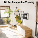 Mounting Dream TV Wall Mount for 32-65 Inch Television,Mount with Swivel and Tilt, Full Motion Bracket with Articulating Dual Arms, Fits 16inch Studs, Max VESA 400X400 mm, 99lbs, MD2380 - Image 4