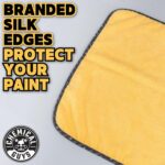 Chemical Guys MIC_506_12 Professional Grade Premium Microfiber Towels, Gold (16 Inch x 16 Inch) (Pack of 12) - Safe for Car Wash, Home Cleaning & Pet Drying Cloths - Image 4
