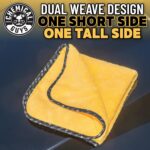 Chemical Guys MIC_506_12 Professional Grade Premium Microfiber Towels, Gold (16 Inch x 16 Inch) (Pack of 12) - Safe for Car Wash, Home Cleaning & Pet Drying Cloths - Image 5
