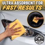 Chemical Guys MIC_506_12 Professional Grade Premium Microfiber Towels, Gold (16 Inch x 16 Inch) (Pack of 12) - Safe for Car Wash, Home Cleaning & Pet Drying Cloths - Image 9