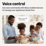 Amazon Basics Smart Plug, Works with Alexa Only, 2.4 GHz Wi-Fi, No Hub Required, 4-Pack, White - Image 4