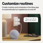 Amazon Basics Smart Plug, Works with Alexa Only, 2.4 GHz Wi-Fi, No Hub Required, 4-Pack, White - Image 5