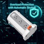 Surge Protector Power Strip Tower with USB C Port(PD18W),10FT Extension Cord with 12 AC Outlets 5 USB Charging Ports, PASSUS Power Tower Surge Protection for Home Office DormRoom - Image 5