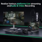 Video Capture Card, Audio Video Capture Card, USB 3.0 Capture Card 4K HDMI Loop-Out, 1080P 60FPS/2K 30FPS Videogame Capture for Streaming, Works forPS5/Switch/Camera/PC - Image 6