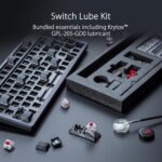 ASUS ROG Azoth 75% Wireless DIY Custom Gaming Keyboard, OLED Display, Three-Layer Dampening, Hot-Swappable ROG NX Snow Switches & Keyboard Stabilizers, PBT Keycaps, RGB-White - Image 8