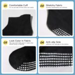 ELUTONG Toddler Baby Socks with Grips 16 Pack Non Slip Ankle Grip Socks for Infant Baby Kids Girls Boys - Image 3