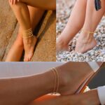 14K Gold/Sterling Silver Plated Anklet Bracelets for Women Waterproof Plus Size Cuban Link Chain Ankle Bracelet for Large Ankle 9-12inch - Image 5