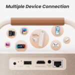 [Sound by JBL & Built-in Battery] Yaber T2 Outdoor Projector with WiFi 6 and Bluetooth, Native 1080P Smart Movie Portable Projector for Inside and Outside, Compatible with TV Dongle (Not included) - Image 8