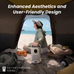 [Sound by JBL & Built-in Battery] Yaber T2 Outdoor Projector with WiFi 6 and Bluetooth, Native 1080P Smart Movie Portable Projector for Inside and Outside, Compatible with TV Dongle (Not included) - Image 9