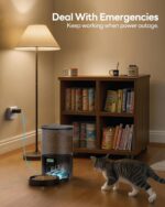 Automatic Cat Feeder Food Dispenser: 4L Timed Small Dog Dry Food Dispenser with 10s Voice - Distributeur Nourriture Chat Hund Programmable - Auto Pet Feeder with 1-6 Meals Per Day - Image 8