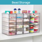 Vtopmart Acrylic Organizer with 16 Drawers (4 Set),Clear Storage Drawers for Office Supplies,Desk Organization and Storage for Makeup,Jewelry,Art Crafts - Image 7