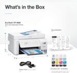 Epson EcoTank ET-4800 Wireless All-in-One Cartridge-Free Supertank Printer with Scanner, Copier, Fax, ADF and Ethernet – Ideal-for Your Home Office, White - Image 8