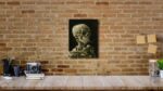 Wieco Art Skull of a Skeleton with Burning Cigarette, 1886 by Vincent Van Gogh Canvas Wall Art for Home Decor and Wall Decor Post-impressionism Canvas Prints Pictures Artwork - Image 5