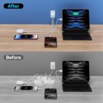 USB C Charger Block, 2Pack 40W 4 Ports Type C Fast Phone Charging Cubes PD Wall Plug+QC 3.0 USB A Charger Power Brick Box for iPhone 16/15/14/13/12/11 Pro Max, iPad, Galaxy, Pixel, White+Blue - Image 6