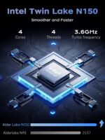 Laptop, Laptop Computer with Intel Processor Twin Lake N150(Up to 3.6GHz) 16GB DDR4 512GB SSD 15.6 Inch FHD Premium Laptop Windows 11 Pro, Metal Shell, Type-C - Image 4