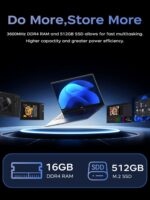 Laptop, Laptop Computer with Intel Processor Twin Lake N150(Up to 3.6GHz) 16GB DDR4 512GB SSD 15.6 Inch FHD Premium Laptop Windows 11 Pro, Metal Shell, Type-C - Image 6