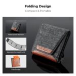 K&F Concept 55mm UV/CPL/ND Lens Filter Kit (3 Pieces)-18 Multi-Layer Coatings, UV Filter + Polarizer Filter + Neutral Density Filter (ND4) + Cleaning Cloth+ Filter Pouch for Camera Lens (K-Series) - Image 9