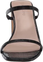 The Drop Women's Avery Square Toe Two Strap High Heeled Sandal - Image 3