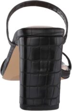 The Drop Women's Avery Square Toe Two Strap High Heeled Sandal - Image 4