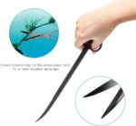 Aquarium Aquascape Tools Kit, 4 in 1 Anti-Rust Aquatic Plant Aquascaping Tool Stainless Steel Black Tweezers Scissors Spatula for Aquarium Tank Clean Fish Tank Aquascape Tools Sets (Black) - Image 5