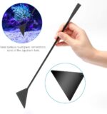 Aquarium Aquascape Tools Kit, 4 in 1 Anti-Rust Aquatic Plant Aquascaping Tool Stainless Steel Black Tweezers Scissors Spatula for Aquarium Tank Clean Fish Tank Aquascape Tools Sets (Black) - Image 7