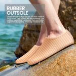SEEKWAY Water Shoes Women Men Adult Quick-Dry Aqua Socks Barefoot Non Slip for Beach Swim River Pool Lake surf Black SK002(U) - Image 4