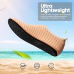 SEEKWAY Water Shoes Women Men Adult Quick-Dry Aqua Socks Barefoot Non Slip for Beach Swim River Pool Lake surf Black SK002(U) - Image 7
