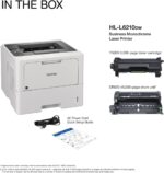 Brother Professional Laser Printer with High-Speed 50 ppm Output, Advanced Security Features, and Wireless Networking for Business, Monochrome Printing with Duplex Capability (HL-6210DW) - Image 8