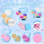 INNOCHEER Pretend Makeup for Toddlers, Toy Play Makeup Set for Kids 3-5, Toddler Makeup Kit Pretend, Frozen Toys for Kids Fake Makeup, Gifts Toys for 3 4 5 6 7+ Year Old Girls (Not Real Makeup) - Image 4