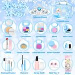 INNOCHEER Pretend Makeup for Toddlers, Toy Play Makeup Set for Kids 3-5, Toddler Makeup Kit Pretend, Frozen Toys for Kids Fake Makeup, Gifts Toys for 3 4 5 6 7+ Year Old Girls (Not Real Makeup) - Image 7