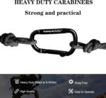 Carabiner Clip - Heavy Duty Carabiners Carabeaner D Ring Shape,Key Chain Clip Hook,Keychain Clip,Multipurpose for Camping, Hiking,Backpacking or Other Outdoor Activities. - Image 7