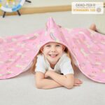 Kids Bath Hooded Towels, Kids Beach Towel for Boys Girls Super Soft and Absorbent, Beach | Pool | Bath | Swim Towels for Baby Kids Ages 0-8, 30X50 in, Unicorn - Image 6