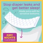 Sposie Overnight Diaper Booster Pads, 90 ct, No Adhesive for Easy Repositioning, Helps Stops Nighttime Leaks, Fits Diaper Sizes 4-6 - Image 4