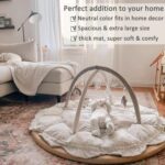 5-in-1 Thick & Plush Baby Play Gym, Baby Play Mats for Floor, Tummy Time Mat with 6 Toys, Cat Bed, Dog Bed, Convertible Stage-Based Developmental from Baby to Toddler, Ball Pit, Pet Cushion Cloudico - Image 5