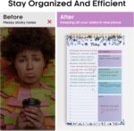 To Do List Pad - To Do List Notebook for Work with 52 Sheets, Undated Daily Planner Perfect for Daily Tasks and Goal Setting, To Do List Notepad Suitable for Office, Home and School-VioletBloom - Image 6