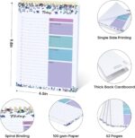 To Do List Pad - To Do List Notebook for Work with 52 Sheets, Undated Daily Planner Perfect for Daily Tasks and Goal Setting, To Do List Notepad Suitable for Office, Home and School-VioletBloom - Image 7