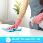 Microfiber Cleaning Cloth, Pack of 15, Lint Free, Absorbent, Streak Free, Non-Abrasive, Reusable and Washable，Cleaning Towels with 5 Color Assorted,11.8"X11.8"(Green/Blue/Yellow/Pink/Grey) - Image 6
