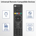 Universal-TV-Remote-Control Compatible with Samsung/LG/Vizio/Hisense/Sony/Philips/Onn/Sharp/RCA/Element/Westinghouse/Sanyo/Emerson TV and More Brand Smart TVs - Image 5