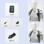 Backpack Shoulder Strap Velcro Clip Pad Mount with 360 Degree Rotating Base and Phone Clip for Go pro Hero 13/12/11/10/9/8 Insta 360 One Action Cameras and Smartphone - Image 8