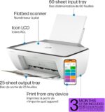 HP DeskJet 2855e Wireless All-in-One Color Inkjet Printer, Scanner, Copier, Best-for-home, 3 month Instant Ink trial included (588S5A) - Image 5